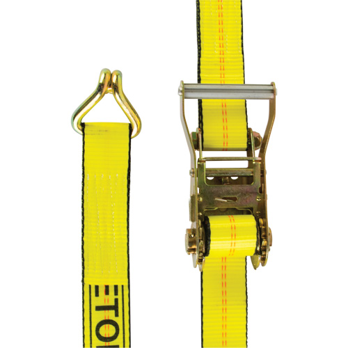 Winch Strap, J-Hook, 30' W x 2" L, 3335 lbs. (1512 kg) Working Load Limit NRZ Safety Inc.