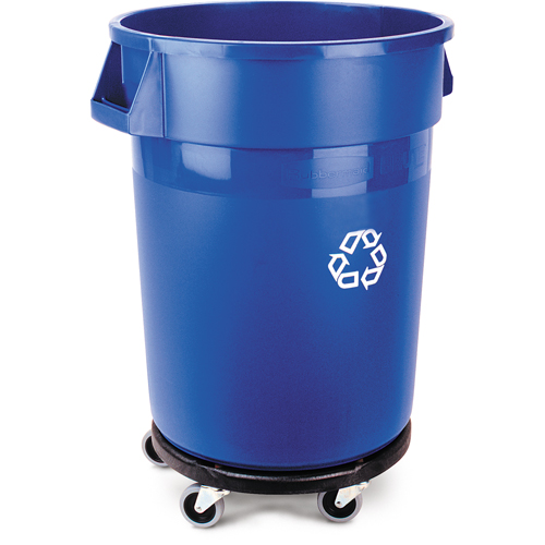 Brute&reg; Collection Recycling Container, Bulk, Plastic, 32 US gal. NRZ Safety Inc.