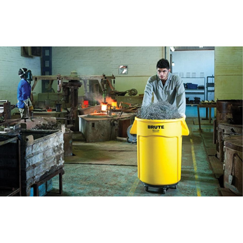 Chariot &agrave; visser Brute, Poly&eacute;thyl&egrave;ne, Noir, Convient aux contenants 20 - 55 US gal. NRZ Safety Inc.