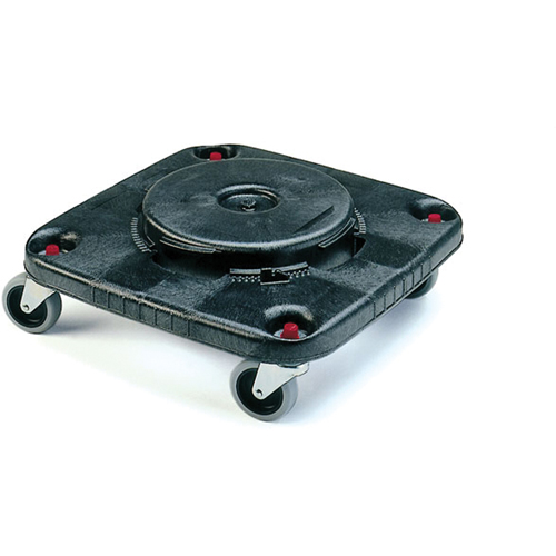 Square BRUTE&reg; Dollies, Polyethylene, Black NRZ Safety Inc.