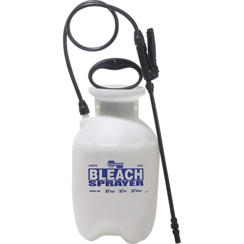 Bleach Disinfecting Tank Sprayer, 1 gal. (3.8 L), Polypropylene, 12" Wand NRZ Safety Inc.