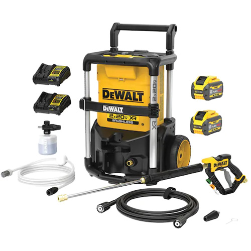 2X20V MAX* Brushless Pressure Washer Kit with FLEXVOLT&reg;, Battery Powered, 1600 PSI, 1.2 GPM NRZ Safety Inc.