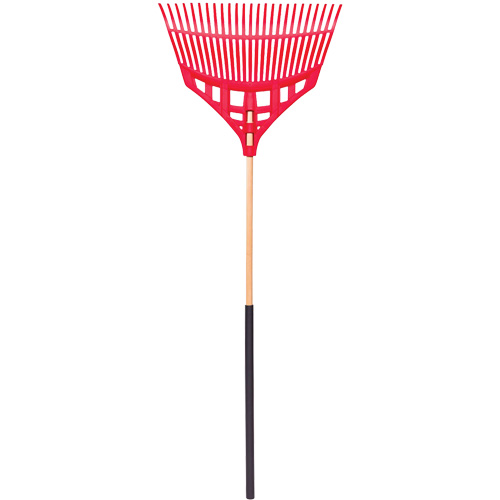 Leaf Rake, 24" Blade, Wood Handle, Plastic Blade NRZ Safety Inc.