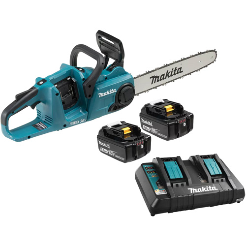 LXT 5.0Ah Brushless Rear Handle Chainsaw Kit, 16", Battery Powered, 36 V NRZ Safety Inc.