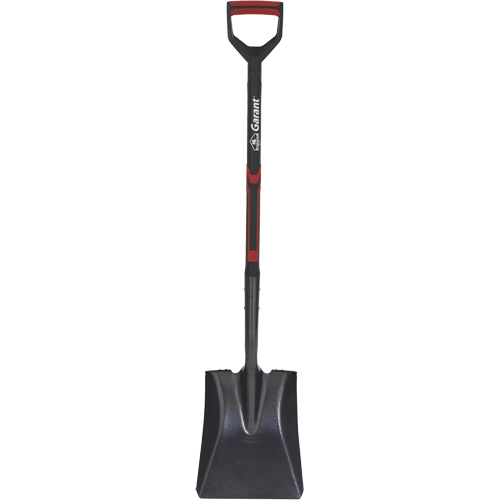 Square Point Shovel, Tempered Steel Blade, D-Grip Handle, 31" Long NRZ Safety Inc.