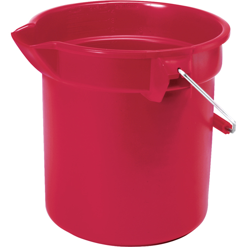 Seau Brute, Capacit&eacute; de 3.5 gal. US (14 pintes), Rouge NRZ Safety Inc.