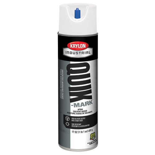 Peinture de marquage industrielle invers&eacute;e &agrave; base de solvant Quik-Mark, 17 oz, Canette a&eacute;rosol NRZ Safety Inc.
