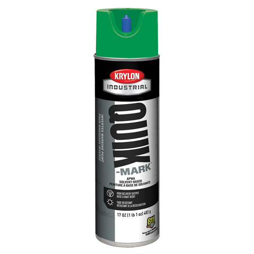 Peinture de marquage industrielle invers&eacute;e &agrave; base de solvant Quik-Mark, 17 oz, Canette a&eacute;rosol NRZ Safety Inc.
