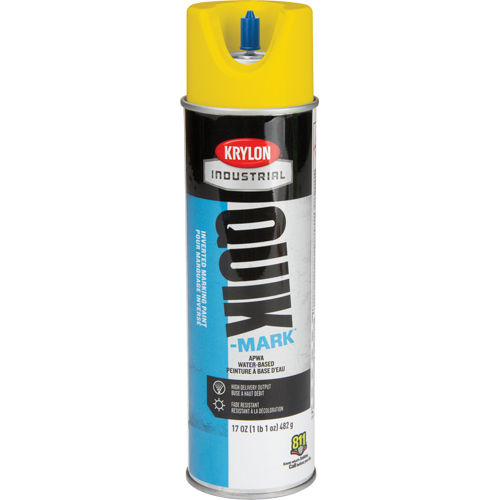 Peinture de marquage industrielle invers&eacute;e &agrave; base d'eau Quik-Mark, 17 oz, Canette a&eacute;rosol NRZ Safety Inc.