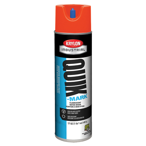 Peinture de marquage industrielle invers&eacute;e &agrave; base d'eau Quik-Mark, 17 oz, Canette a&eacute;rosol NRZ Safety Inc.