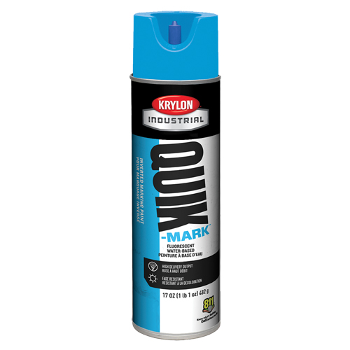 Peinture de marquage industrielle invers&eacute;e &agrave; base d'eau Quik-Mark, 17 oz, Canette a&eacute;rosol NRZ Safety Inc.