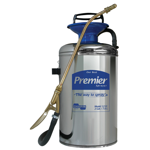 Premier Series Pro Sprayer, 2 gal. (7.6 L), Stainless Steel, 12" Wand NRZ Safety Inc.