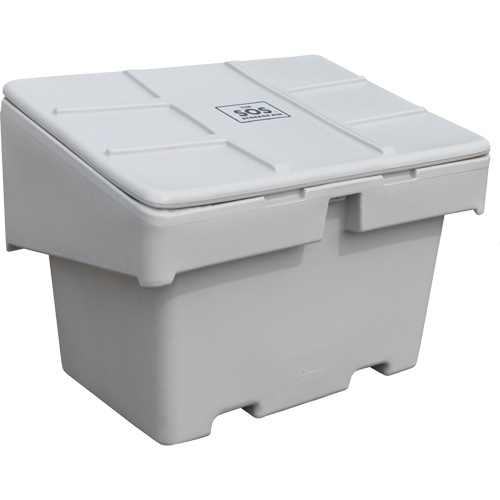 Salt Sand Container SOS, With Hasp, 42" x 29" x 30", 11 cu. Ft., Grey NRZ Safety Inc.