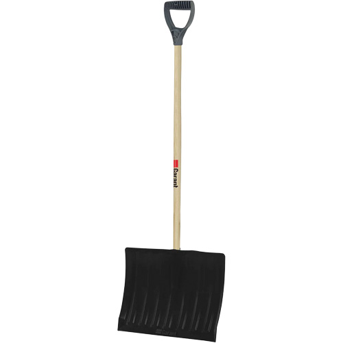 Nordic Snow Shovel, Polypropylene Blade, 17-3/4" Wide, D-Grip Handle NRZ Safety Inc.