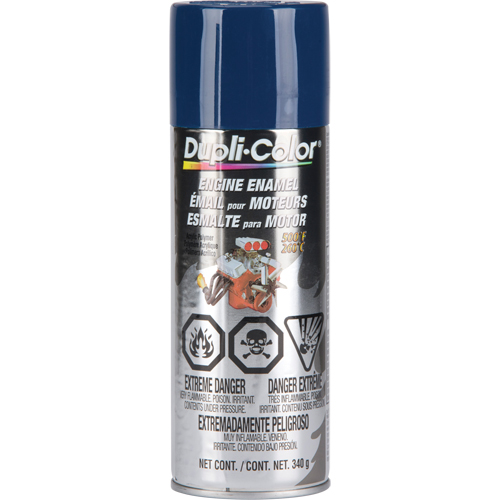 Peinture &agrave; &eacute;mail avec c&eacute;ramique pour moteur, Bleu Ford, Brillant, 12 oz, Canette a&eacute;rosol NRZ Safety Inc.