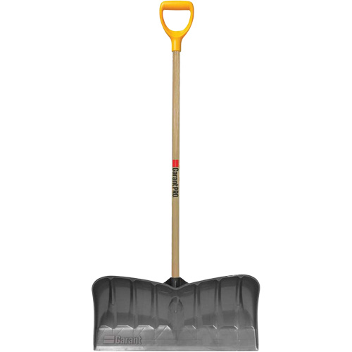 Pro Snow Pusher, Polypropylene Blade, D-Grip Handle, 26" W NRZ Safety Inc.