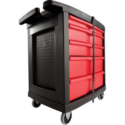 5-Drawer Mobile Work Centre, Plastic Surface NRZ Safety Inc.