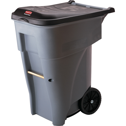 Brute&reg; Roll Out Containers, Polyethylene, 65 US gal. NRZ Safety Inc.