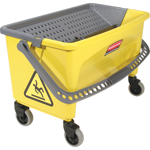 Microfibre Press Wring Buckets, Down Press, 10.75 US Gal. (43 Quart), Yellow NRZ Safety Inc.
