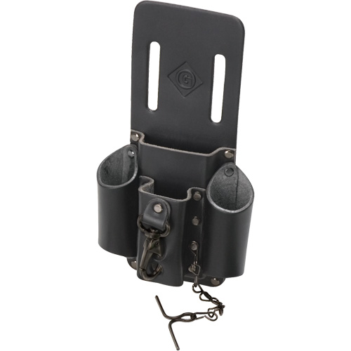 Tool Belt Pouch, Multiple Tool Holder, Leather, 4 Pockets NRZ Safety Inc.