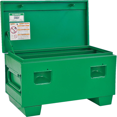 Coffre, 36" la x 19" p x 17" h, Vert NRZ Safety Inc.