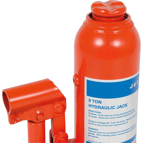 JHJ-8 Crics &agrave; bouteille pour usage tr&egrave;s intensif, 8 tonne(s), 15-3/8" Hauteur &eacute;lev&eacute;e NRZ Safety Inc.