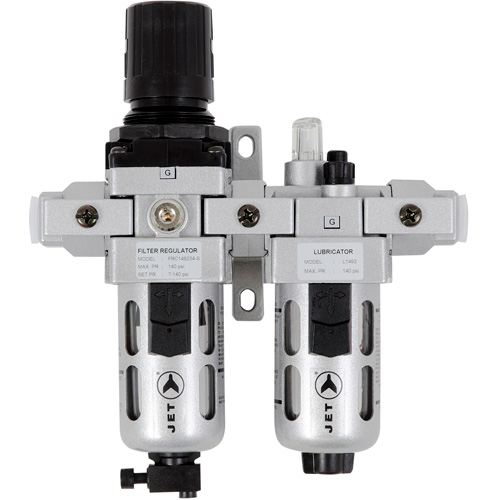 Filtre &agrave; air interm&eacute;diaire en deux parties, r&eacute;gulateur et lubrificateur AFRLCI38, 3/8" NPT NRZ Safety Inc.