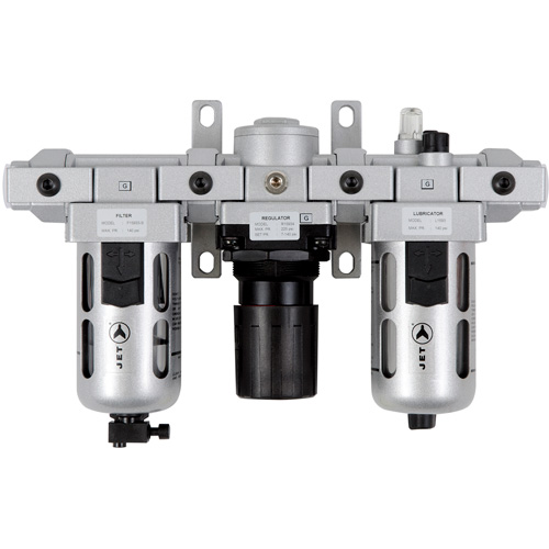 Filtre &agrave; air standard en trois parties, r&eacute;gulateur et lubrificateur AFRLMS12, 1/2" NPT NRZ Safety Inc.
