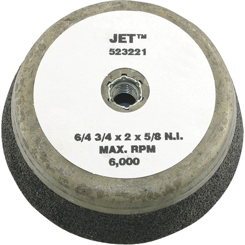 Resin Bond Cup Wheel, 4" x 2", 5/8"-11NC Arbor, Type 11 NRZ Safety Inc.