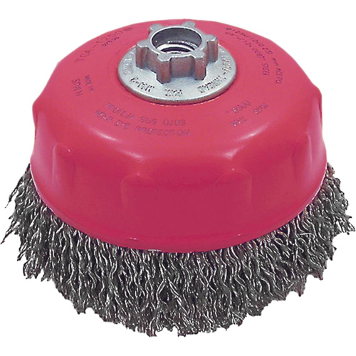 MAXI-CRIMPED Premium Crimped Wire Cup Brush NRZ Safety Inc.