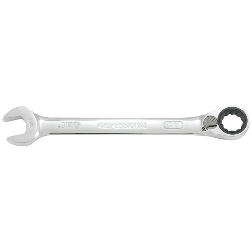 Cl&eacute; mixte r&eacute;versible &agrave; cliquet &agrave; long profil, 7/16", Fini Chrome NRZ Safety Inc.