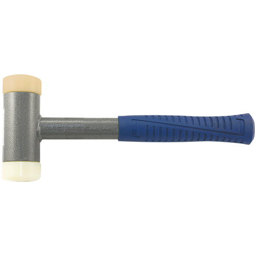 Heavy-Duty Soft-Face Dead Blow Hammer, 2.25 lbs. Head Weight, Polyurethane Face, Tubular Steel Handle NRZ Safety Inc.