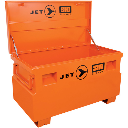 JSB-4824 Heavy-Duty Jobsite Tool Storage Box, 48-1/8" x 24-1/8" x 28-3/8", Steel, Orange NRZ Safety Inc.