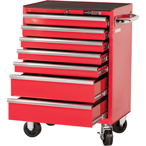 PRC2707 Armoire roulante de s&eacute;rie Pro, 7 tiroirs, 27" la x 16" p x Rouge NRZ Safety Inc.