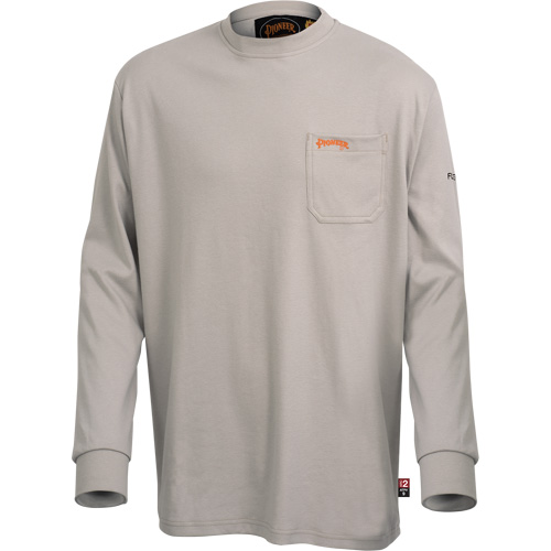 333 Chemise en coton &agrave; manches longues ignifuge, 2T-Grand, Gris NRZ Safety Inc.