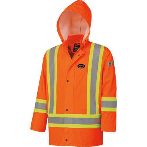 5892 Veste FR imperm&eacute;able haute visibilit&eacute;, 2T-Grand, Orange haute visibilit&eacute; NRZ Safety Inc.