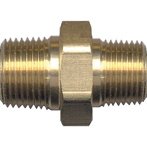 Hex Nipple, Brass, 3/4" x 1/2", NPT x NPT NRZ Safety Inc.