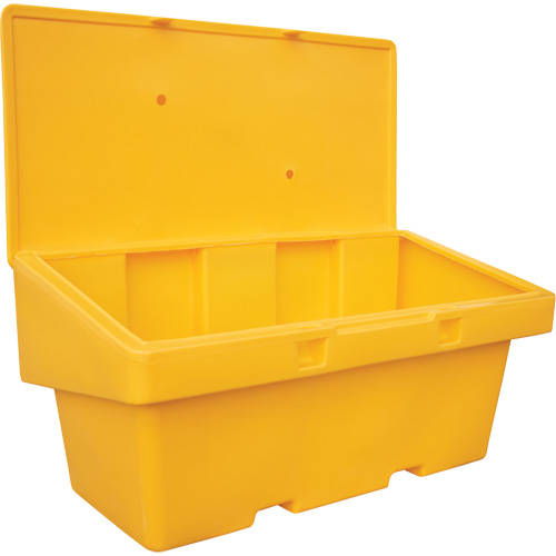 Salt Sand Container SOS, With Hasp, 72" x 36" x 36", 36 cu. Ft., Yellow NRZ Safety Inc.