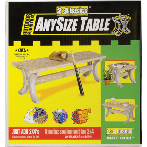 Basics&reg; Picnic Table Bench, Plastic, 96" L x 15" W x 17" H, Sand NRZ Safety Inc.