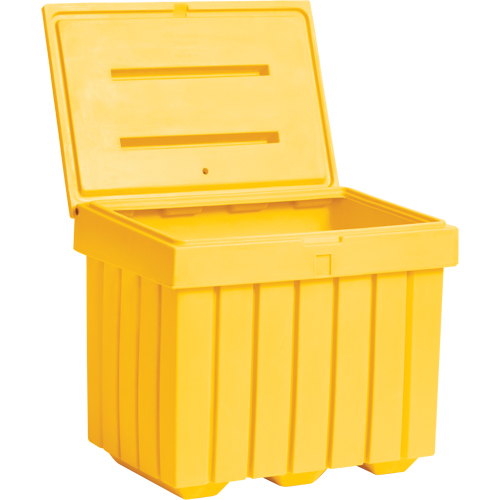 Economy Salt Sand Storage Container, 32" x 23" x 27-1/2", 10 cu. Ft., Yellow NRZ Safety Inc.