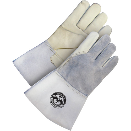Gander Brand Utility Grain Leather Welder Gloves, Grain Cowhide, Size Large NRZ Safety Inc.