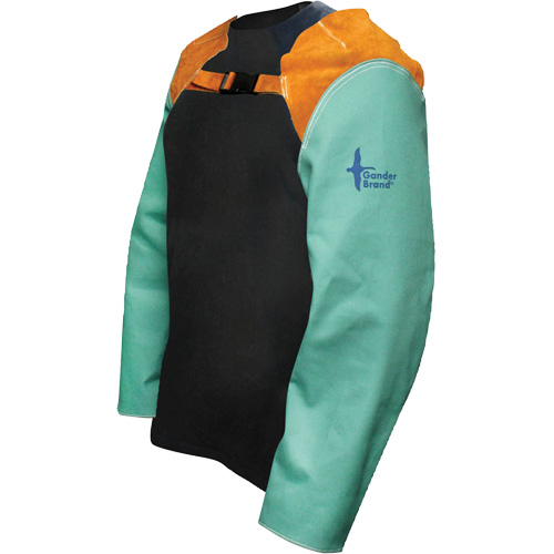 Manchons de soudage en toile ignifug&eacute;e, 24" lo, Vert NRZ Safety Inc.