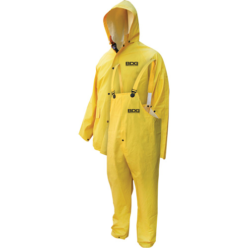 V&ecirc;tements imperm&eacute;ables ignifuges en trois morceaux Deny, Petit, Jaune NRZ Safety Inc.