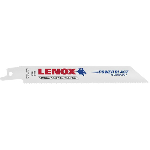 General Purpose Reciprocating Saw Blades, Bi-Metal, 10 TPI, 8" L x 3/4" W NRZ Safety Inc.