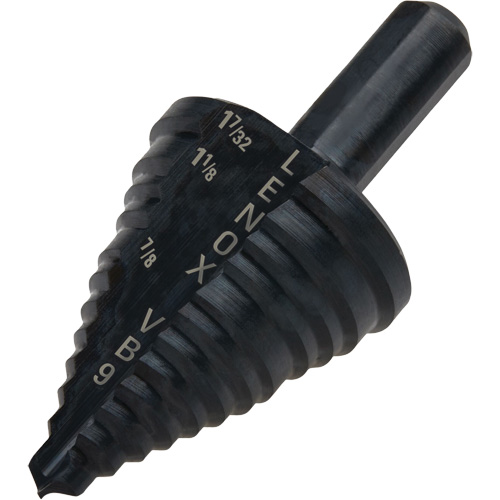#9 Step Drill Bit, 7/8" - 1-7/32 , High Speed Steel NRZ Safety Inc.