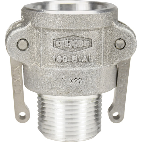 Cam & Groove Coupler, Aluminum, Type B, 1", Male NPT, 250 PSI NRZ Safety Inc.
