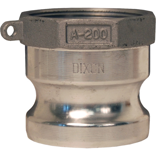 Adaptateur &agrave; came et cannelure Global, Aluminium, Type A, 1-1/2", NPT femelle, 250 PSI NRZ Safety Inc.