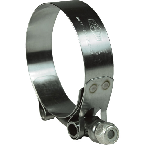 T-Bolt Clamp, Min Dia. 3.266", Max Dia. 3.562" NRZ Safety Inc.