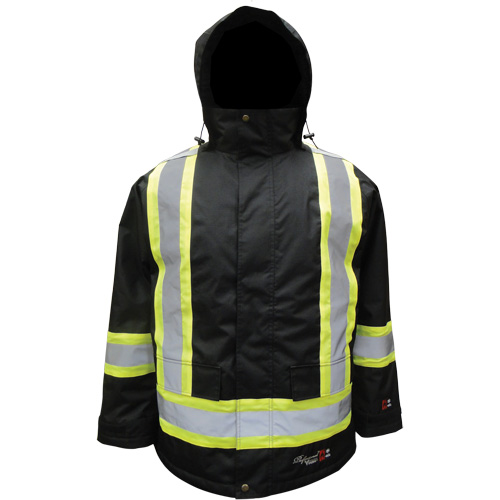 Parka isol&eacute; Journeyman, 3T-Grand, Noir NRZ Safety Inc.