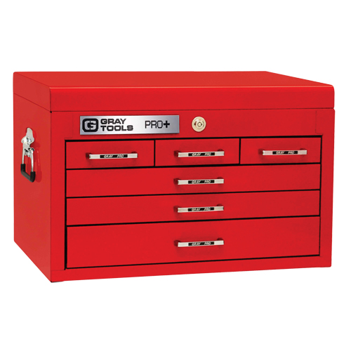 PRO+ Series Top Chest, 26" W, 6 Drawers, Red NRZ Safety Inc.